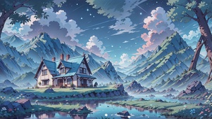 山中小木屋
