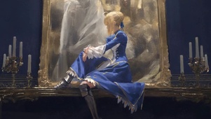 油画少女