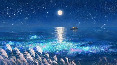 月光海面