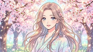 樱花树下