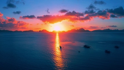 傍晚天空(风景动态壁纸) - 动态壁纸下载 - 元气壁纸