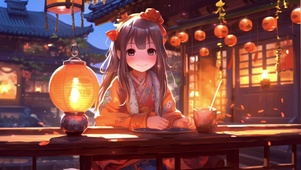 中国风小女孩