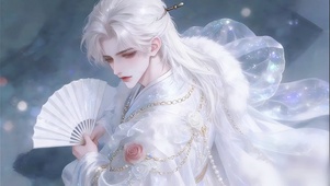 回眸-梦幻白衣古风少年