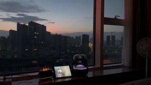 城市夜景天际