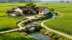 乡居田舍小院
