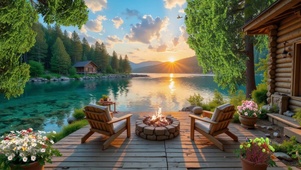 湖边的美景