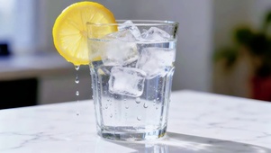 柠檬气泡水