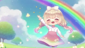 可爱的小女孩