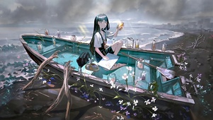 许愿瓶女孩