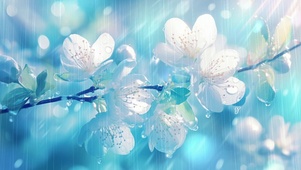 细雨小花