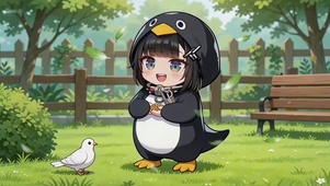 喂鸽子