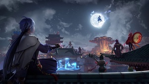 王者荣耀4k长安城夜景