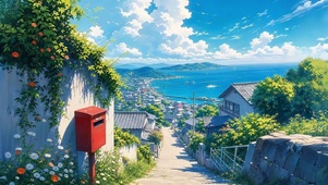 海岛小镇