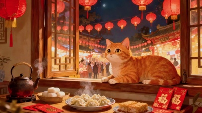 除夕夜的猫