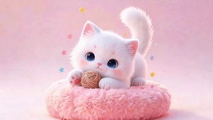 软萌蓝瞳小猫