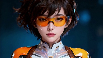 动漫少女cos游戏守望先锋