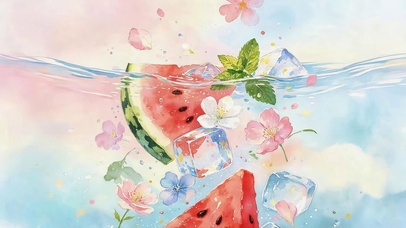 水面西瓜