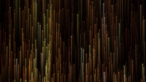 金色粒子光线上升