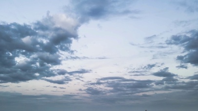 4K云层翻滚天空闪电乌云密布