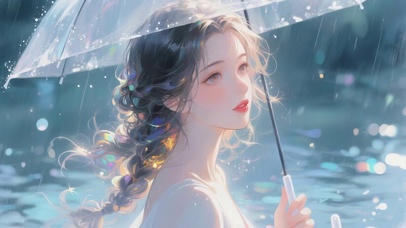 可爱小清新女孩