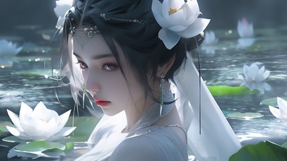 荷叶间