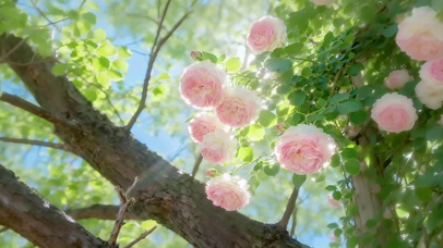 治愈小清新蔷薇花