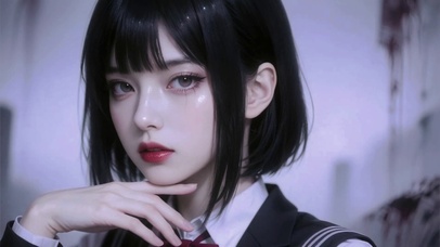 JK短发少女