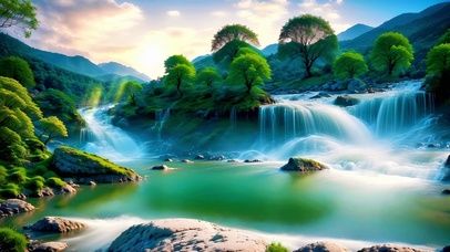 青山绿水