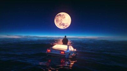 car moon