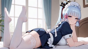 白丝美少女