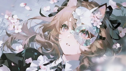 碎影微曦少女
