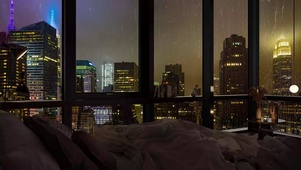 4K纽约公寓雨夜