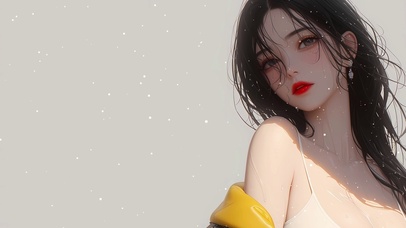 动漫女生桌面壁纸清纯