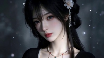 治愈可爱女孩
