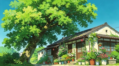 绿树成荫