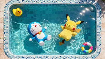 4K120帧 哆啦A梦 皮卡丘