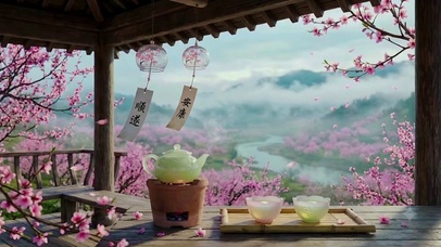 桃花依旧笑春风