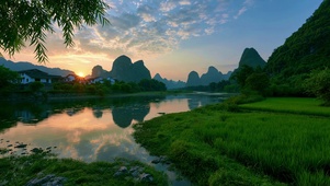 乡村风景山水