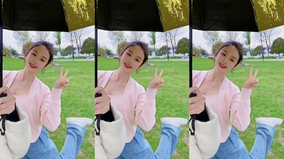 甜系小仙女清纯甜美治愈清新美女