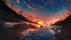 日落西山