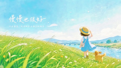 慢慢