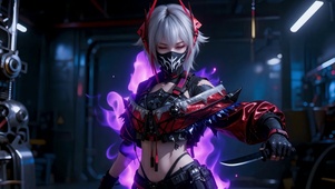 紫色火焰-麦晓雯