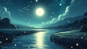 河岸夜景