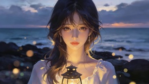 海边寻梦女孩