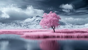 梦幻湖水