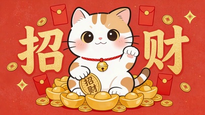 可爱招财猫