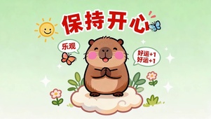 保持开心
