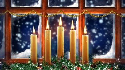 治愈的温馨圣诞蜡烛