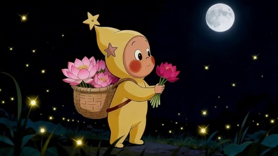 采荷花的星星人