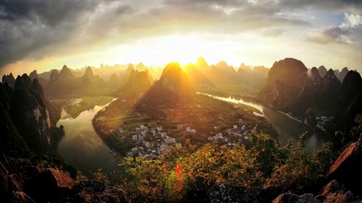 山谷风景